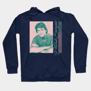 Patrick Swayze / / / 80s Aesthetic Fan Art Design Hoodie